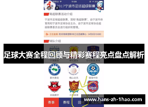 足球大赛全程回顾与精彩赛程亮点盘点解析