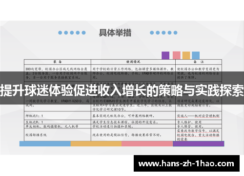 提升球迷体验促进收入增长的策略与实践探索 提升球迷体验促进收入增长的策略与实践探索